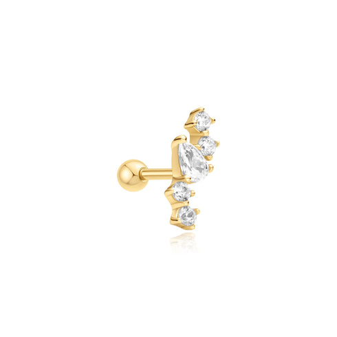 Gold Constellation Barbell Single Earring